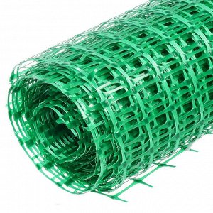 Сетка садовая пластмасса, ячейка 45 х 45 мм, квадратная, 100х2000 см, зеленая, Протэкт, Яркая, ЗР-45/1/20