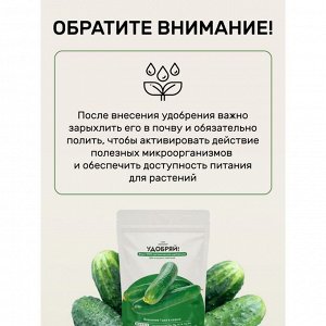 Удобрение для огурцов и кабачков, 1 кг, Удобряй!