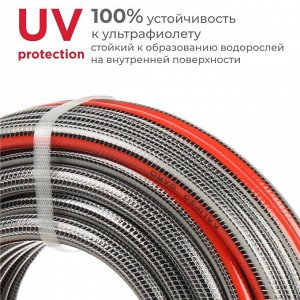 Шланг поливочный, 1/2 '', внутренний d12 мм, 21 атм, армированный, 20 м, 6 слоев, Kalipso, Gard, ПВХ, всесезонный, антиторсионный, AGL271220