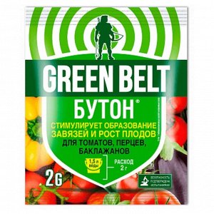 Удобрение Бутон-П, для томатов и перцев, стимулятор плодообразования, органоминеральное, гранулы, 2 г, Green Belt