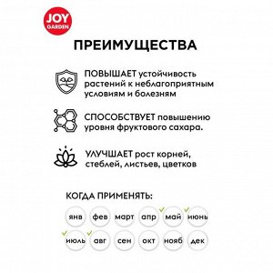 Удобрение Уксус древесный, для плодово-ягодных культур, спрей, 550 мл, Joy Garden