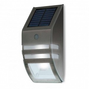 Фонарь садовый Uniel, Sensor USL-F-164/MT170, на солнечной батарее, настенный, 0.3 Вт, металл, 75х17 см