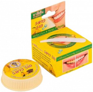 Отбеливающая зубная паста Гвоздика и Манго 5 STAR COSMETIC HERBAL CLOVE & MANGO TOOTHPASTE, 25гр