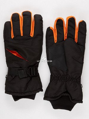 Мужские зимние спортивные перчатки оранжевого цвета 981O