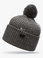 Шапка зимняя балтимор серого цвета 5903Sr