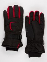 Мужские зимние горнолыжные перчатки красного цвета 907Kr