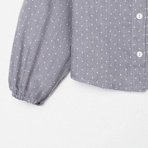 Рубашка детская MINAKU: Cotton collection цвет серый 110