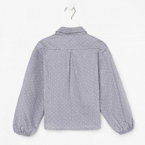 Рубашка детская MINAKU: Cotton collection цвет серый 110