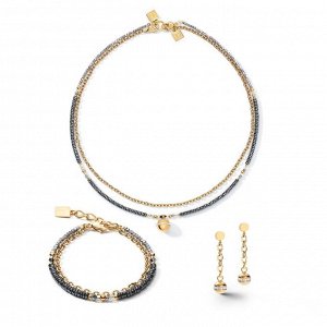 *Серьги 4-In-1 Gold Coeur de Lion