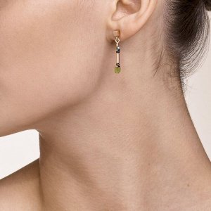 Серьги Shades Of Green-Petrol Coeur de Lion