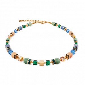 Колье Green-Blue-Peach Coeur de Lion