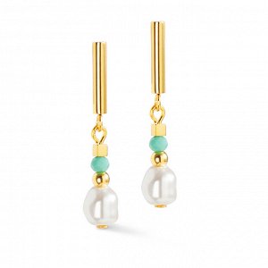 Серьги Mint Green Coeur de Lion