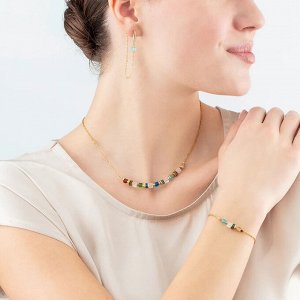 Серьги Multicolour Gold Coeur de Lion