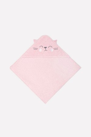 8500 Простынка/розовый меланж(коты)