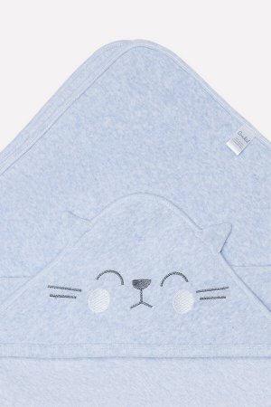 Простынка(Осень-Зима)+baby (голубой меланж(коты))