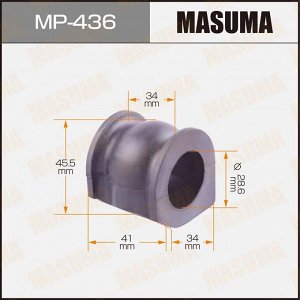 Втулка стабилизатора Masuma, арт. MP-436