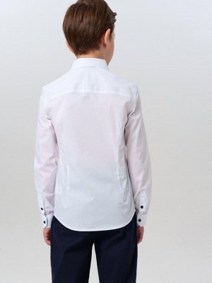 Рубашка текстильная для мальчиков (slim fit)