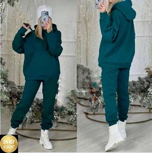 Женский костюм двойка ткань флис
