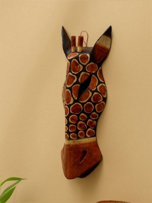 Маска «Жираф», 30x11x4.5 см, дерево