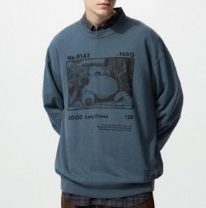 Унисекс толстовка UT Pokémon с длинным рукавом Pokémon Snorlax  481069 синий