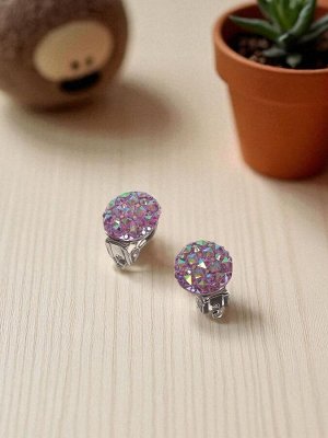 Серьги клипсы детские Выбражулька «Блёстка», миксы