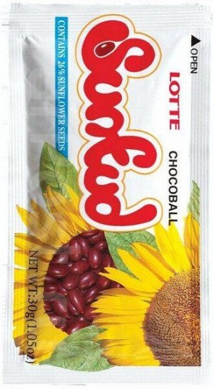 Семена подсолнечника в шоколадной глазури Sunfud 30г
