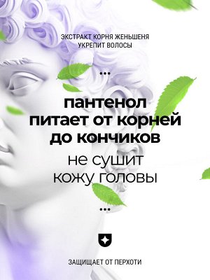 ROSLIN Шампунь для волос "Сияние и сила" для него 300 мл