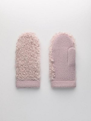Варежки на флисе с шерстью мериноса PR 25013