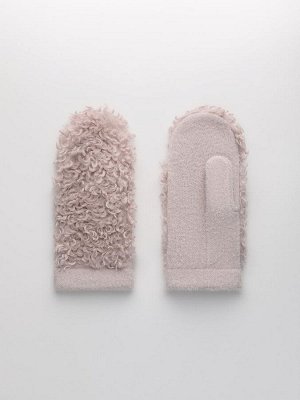Варежки на флисе с шерстью мериноса PR 25013