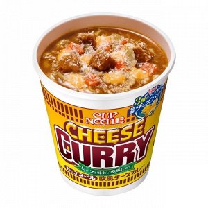 Суп-лапша NISSIN б/п карри и 4-мя видами сыра 85 гр.