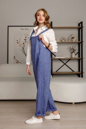 Комбинезон Артикул: 3/47
Состав: ЛЕН 100%
Плотность ткани: 180 гр/м²
Льняной комбинезон от Kayros – стильная, легкая, универсальная в своем использовании вещь для любого гардероба. Данная модель прямо