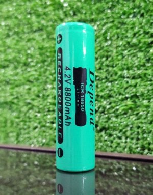 Аккумулятор батарейка Depend  ICR 18650 4.2V-8800mAh