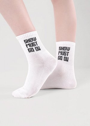 Носки. Цвет: белый