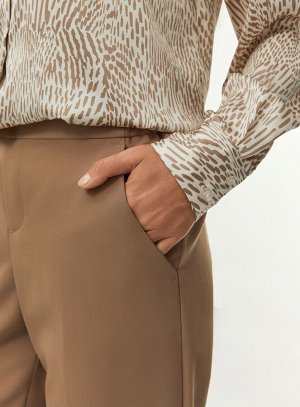 Брюки зауженные на эластичном поясе