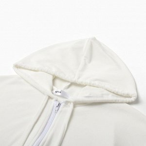 Костюм женский (толстовка и брюки) KAFTAN Plushy, белый