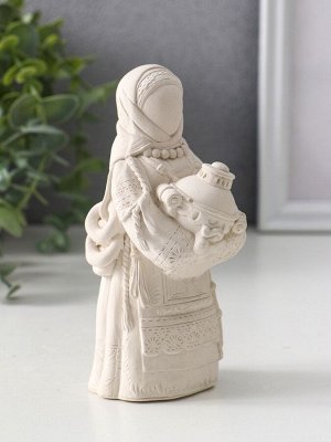 Фигурка-оберег «Берегиня Дуняша», гипс, 13x6x6 см, натуральный