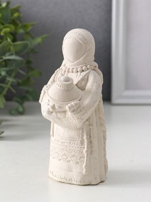 Фигурка-оберег «Берегиня Дуняша», гипс, 13x6x6 см, натуральный