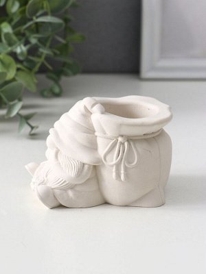 Фигура-подставка для мелочей «Гном с мешком», 6.5x9.5x6.5 см