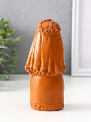 Фигурка-оберег «Берегиня невеста», 14x6.5x7 см, красная глина