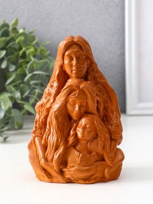 Фигурка-оберег «Сила рода», 14x9.5x7 см, красная глина