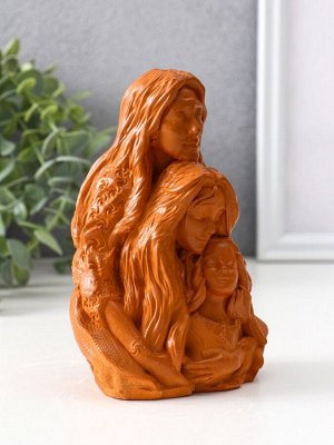 Фигурка-оберег «Сила рода», 14x9.5x7 см, красная глина