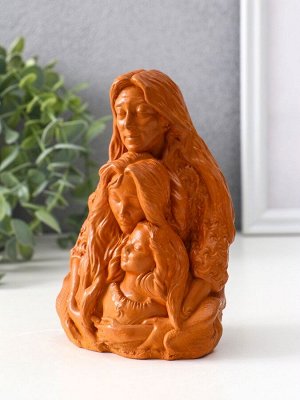 Фигурка-оберег «Сила рода», 14x9.5x7 см, красная глина