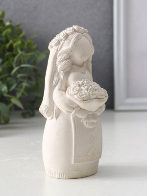 Фигурка-оберег «Берегиня невеста», 14x6.5x7 см, натуральный