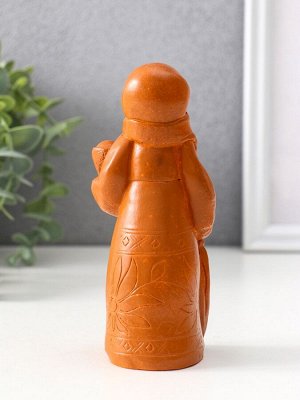 Фигурка-оберег «Берегиня мама», 14x6x5.5 см, красная глина