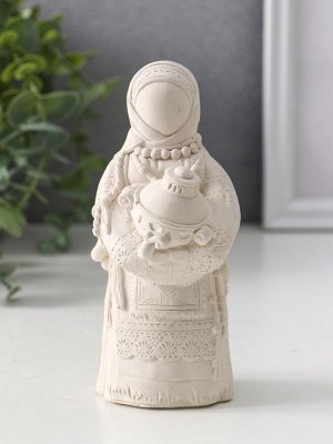 Фигурка-оберег «Берегиня Дуняша», гипс, 13x6x6 см, натуральный