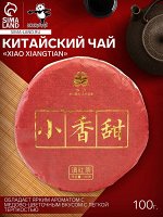 Чай чёрный китайский выдержанный Xiao xiangtian, Юньнань, 2022 г, блин, 100 г