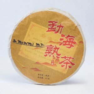 Чай китайский выдержанный «Шу Пуэр. Menghai shucha», 2019 г, блин, 357 г