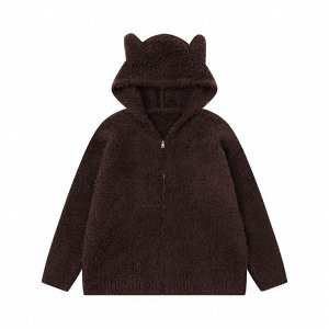 Кофта с капюшоном на молнии