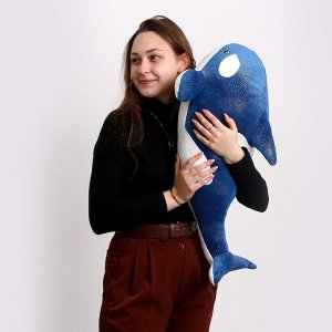 Мягкая игрушка «Косатка», 80 см, цвет синий