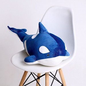 Мягкая игрушка «Косатка», 80 см, цвет синий